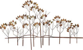 Традиционная скульптура железной линии деревьев Willow Row