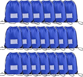 20 Pack Drawstring Bags,Bulk Draw String Backpack, DIY Gym Sports Cinch Bag Sackpack for Women Men CODOBON