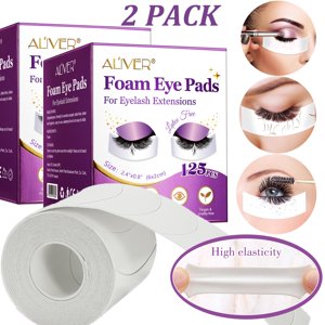 Aliver 250 PCS Foam Eye Pads for Eyelash Extension, Waterproof Latex-Free Eye Pads for Eye Cosmestics and Eye Make-Up ALIVER