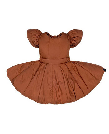 Платье-сарафан из стеганого нейлона для девочек и малышей | OMAMImini
