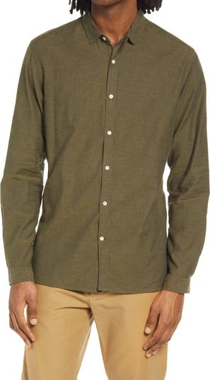 Clerkenwell Tab Stein Button-Up Shirt Oliver Spencer