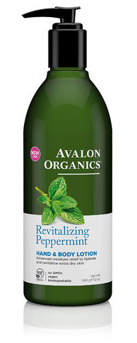 Avalon Organics Hand &amp; Восстанавливающий лосьон для тела с перечной мятой -- 12 жидких унций Avalon Organics