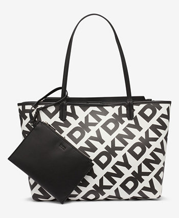 сумка-тоут с логотипом Riley DKNY