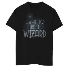 Футболка с рисунком «Фантастические твари: Преступления Гриндельвальда» для мальчиков 8–20 лет «Я хочу стать волшебником» Harry Potter