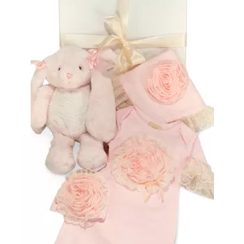 Подарочный набор "Розовая колыбельная для девочки" Haute Baby