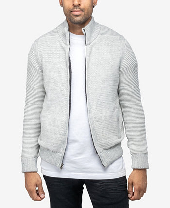 Мужская куртка-свитер с высокой горловиной и молнией во всю длину X-Ray