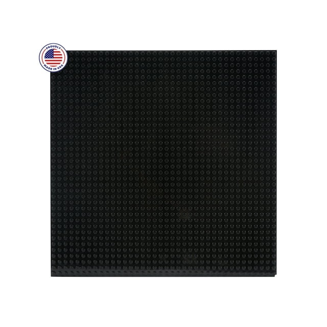 Slab Dream Lab 12"X12" Slab Lite Baseplate for All Major Building Bricks and Blocks (White Mosaic, Single) Slab Dream