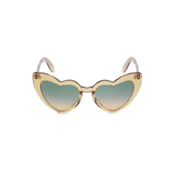 loulou 54mm heart sunglasses