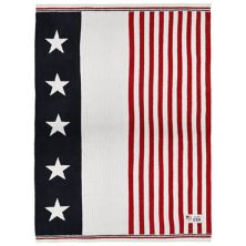 Barefoot Dreams Team USA CozyChic Stars and Stripes Throw Blanket Barefoot Dreams