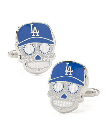 Мужские запонки A Dodgers с сахарным черепом Los Angeles MLB