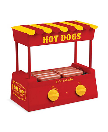 8 Hot Dog And 6 Bun Capacity Hot Dog Roller And Bun Warmer Nostalgia