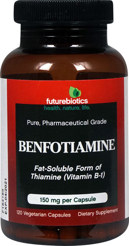Бенфотиамин -- 150 мг -- 120 вегетарианских капсул FutureBiotics