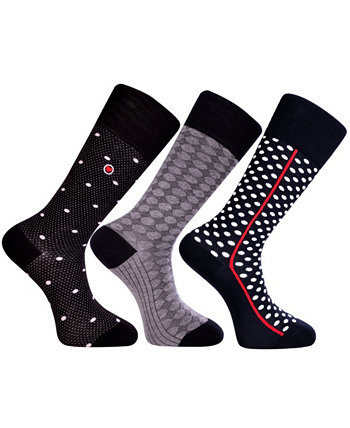 Мужские роскошные классические носки до середины икры с бесшовным мыском Detroit Bundle, 3 шт. Love Sock Company