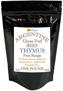 CurEase Argentine Beef Thymus Powder (Порошок) - Grass Fed & Finished - Pound 1 LB CurEase