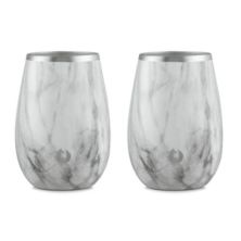 Premium Insulated Classic White Wine Glass, Set Of 2 Snowfox