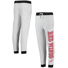 Youth Heathered Gray Detroit Red Wings Skilled Enforcer Sweatpants Outerstuff