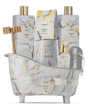 Подарочный набор для ванны и тела White Orchid Home Spa Kit, 13 предметов Lovery