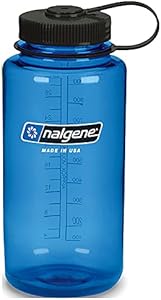 Шейкер 1 л с широким горловиной, Красный, Материал Тритан, Крышка с петлей Nalgene