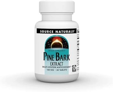 Экстракт коры сосны - мощные природные антиоксиданты 150 мг, 30 таблеток Source Naturals