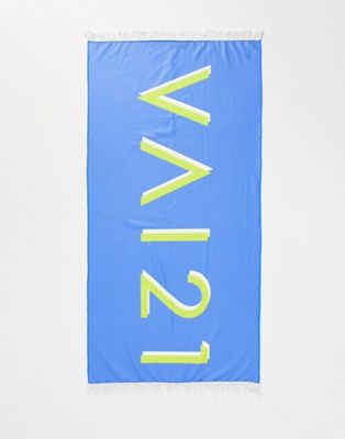 Полотенце для плавания VAI21 синего цвета. VAI21