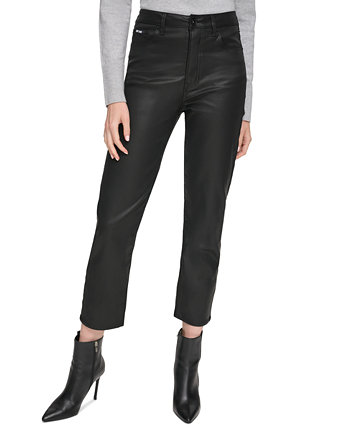 Женские джинсы до щиколотки с волнистым покрытием DKNY