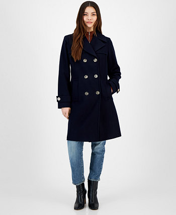 Женское двубортное пальто-бушлат, созданное для Macy's Michael Kors