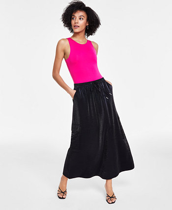 Women's Metallic Cargo Maxi Skirt, XXS-4X, Created for Macy's Bar III