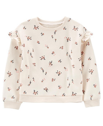 Флисовый пуловер с цветочным принтом для девочек для малышей Carter's
