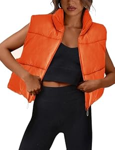 Женская Пуховая и верхняя жилет Athlisan Cropped Puffer Vest Athlisan