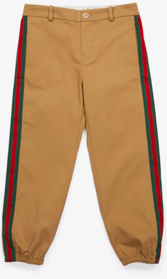 Штаны с логотипом GG в двойную полоску (для детей младшего и школьного возраста) Gucci Kids