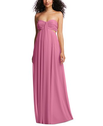 Women's Strapless Waist-Cutout Gown Dessy Collection