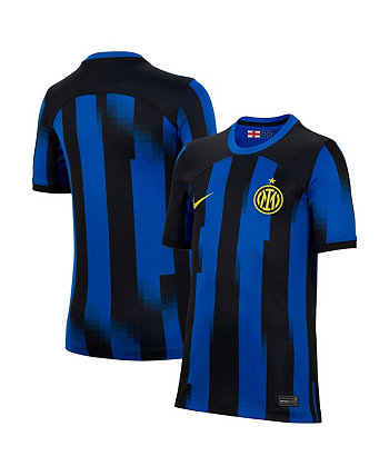 Синяя футболка Big Boys and Girls Inter Milan 2023/24, домашняя копия Nike