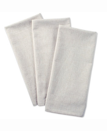 Твердое полотенце из шамбре, набор из 3 шт. Design Imports