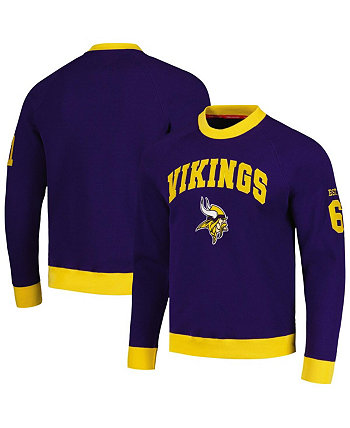 Мужской фиолетовый три-смешанный пуловер Minnesota Vikings Reese реглан свитшот Tommy Hilfiger
