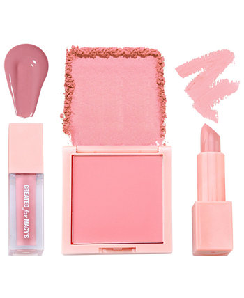 Feelin 'Fierce 3-Pc. Набор для губ и румян - розовый розовый, созданный для Macy's Created For Macy's
