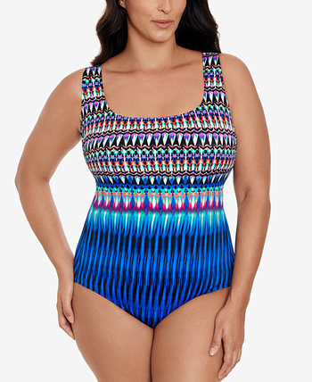 Women's Printed One-Piece Swimsuit, Created for Macy's Swim Solutions