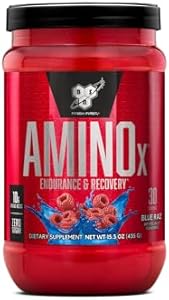 Amino X порошок для восстановления и повышения выносливости с BCAA, 10 г аминокислот, без кофеина, 30 порций Bsn