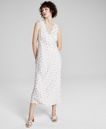 Женское атласное платье макси без рукавов, созданное для Macy's And Now This