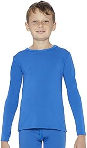 Rocky Boy's Thermal Tops Long Johns Fleece Lined Base Layer Shirt, Insulated for Outdoor Ski Warmth/Extreme Cold Pajamas Rocky