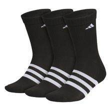Unisex adidas Adaptive 3-Pack Monochrome Crew Socks Adidas