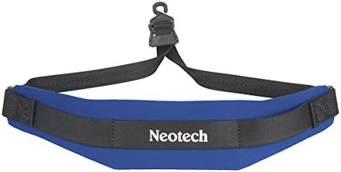 Neotech Soft Sax Strap with Open Hook – Cushioned Neck Support for Alto, Tenor, and Baritone Saxophones Neotech