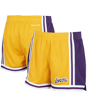 Женские золотистые шорты Los Angeles Lakers Jump Shot Mitchell & Ness