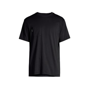 Cotton-Blend Pocket T-Shirt Linksoul