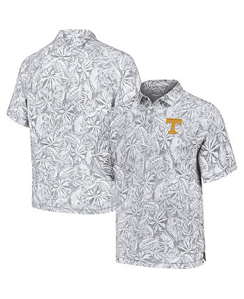 Мужская серая рубашка-поло Tennessee Volunteers Tropical Score IslandZone Tommy Bahama