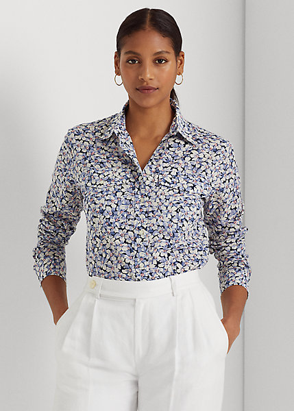 Floral Cotton Voile Shirt LAUREN Ralph Lauren
