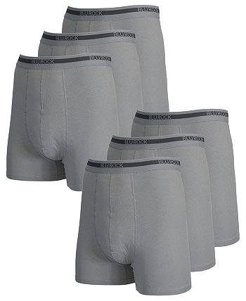 Мужские стрейчевые хлопковые трусы-боксеры, нижнее белье, упаковка из 6 шт. Blu Rock