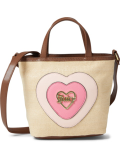 Маленькая объемная сумка-тоут A Little Piece Of Heart Juicy Couture