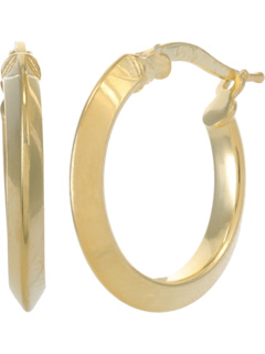 Серьги-кольца с закругленным верхом Click Top Argento Vivo