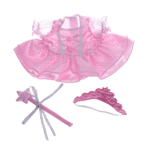 New "Fairy "Princess" w/Wand & Tiara Outfit Fits Most 8"-10" Adorable Teddy Bear Princes Clothes, For Your Special Friend ... You Adore Them! We Stuff Them! Plush Gear