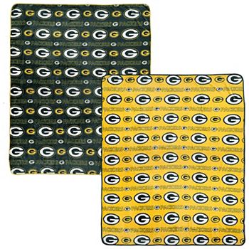 Pegasus Green Bay Packers 60” x 70” Home & Away Two-Piece Blanket Set Pegasus